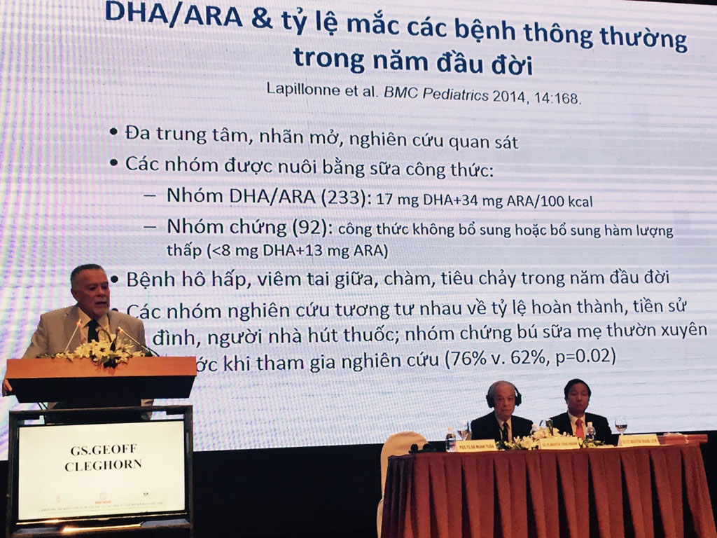 Nghiên cứu mới về DHA của Mead Johnson tại Hội nghị Khoa học Nhi khoa toàn quốc