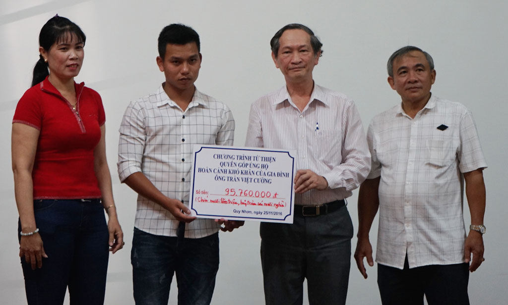 Vụ sản phụ tử vong tại BVĐK tỉnh Bình Định: Quyên góp ủng hộ gần 100 triệu đồng cho gia đình sản phụ 1