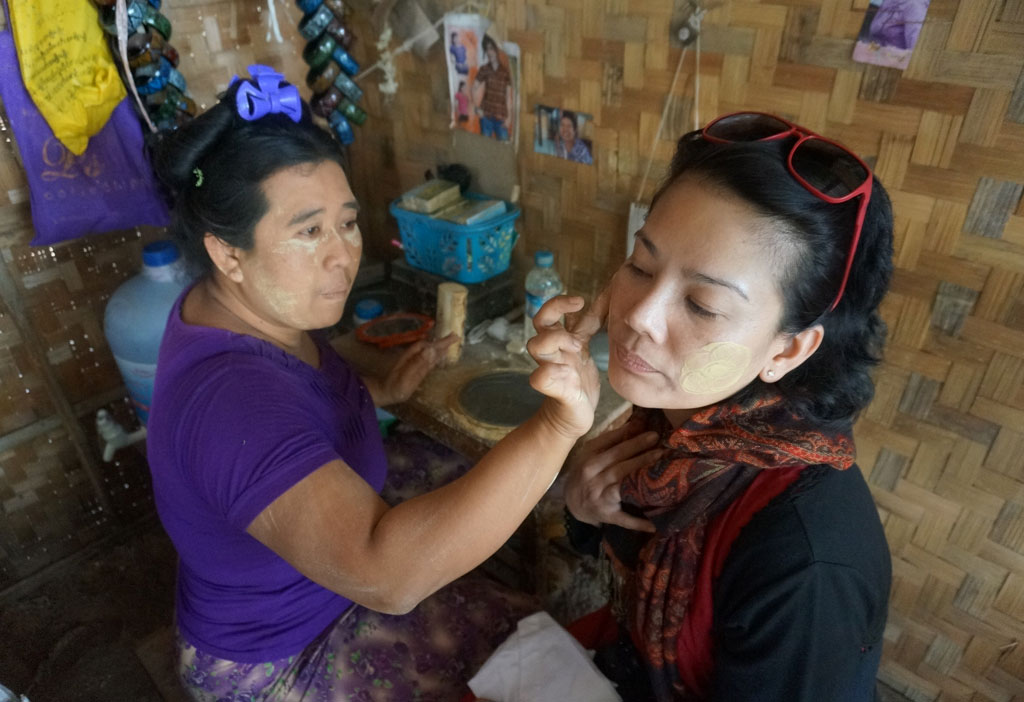 Biệt dược làm đẹp của phụ nữ Myanmar 1
