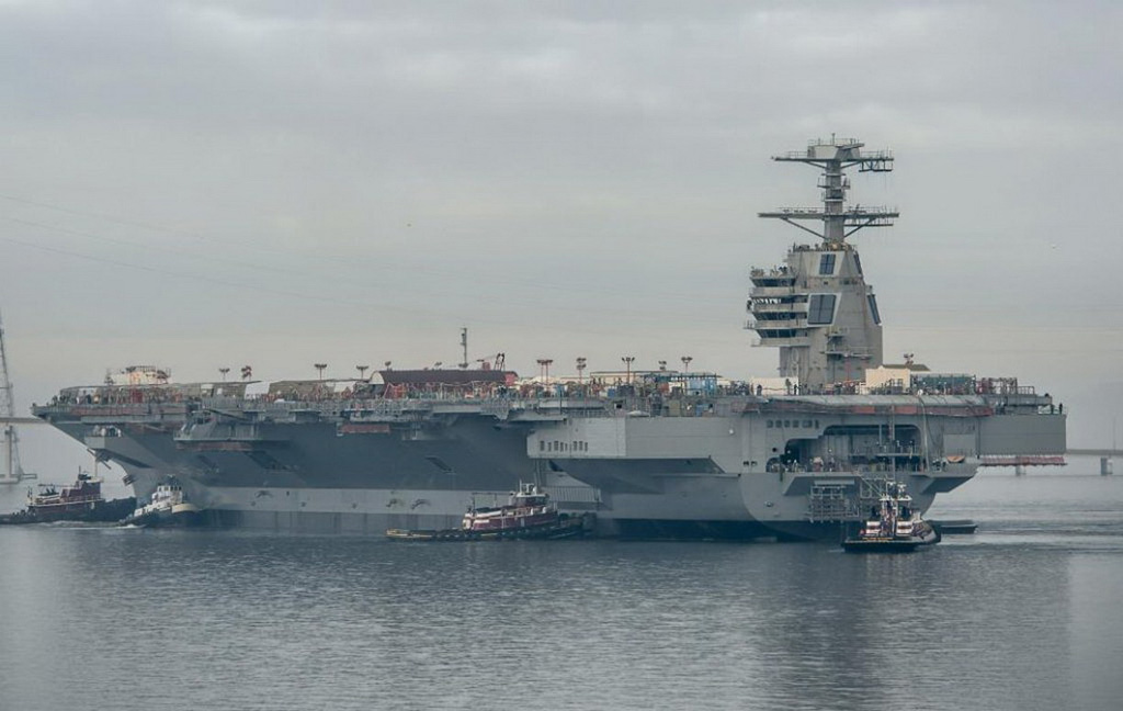 Hải quân Mỹ sắp nhận tàu sân bay 13 tỉ USD