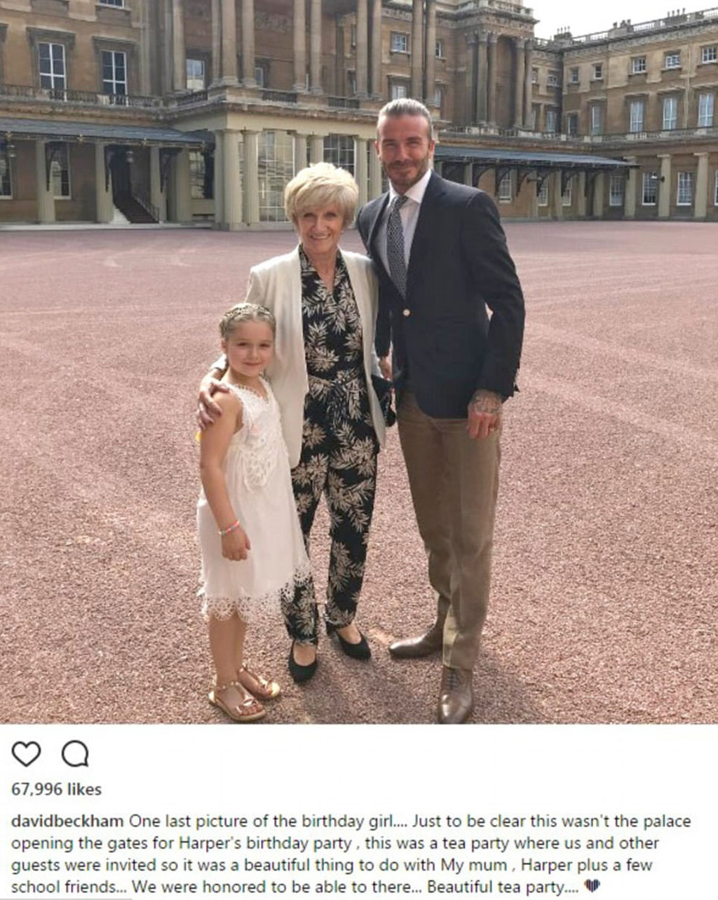 Bị hiểu lầm là thuê cung điện hoàng gia để tổ chức sinh nhật cho con gái, David Beckham phải thanh minh 2