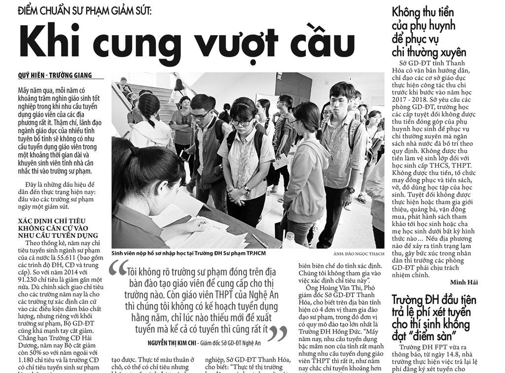 Bộ trưởng Bộ GD-ĐT Phùng Xuân Nhạ: Chuyển đổi giáo sinh đã tốt nghiệp làm nghề khác !1