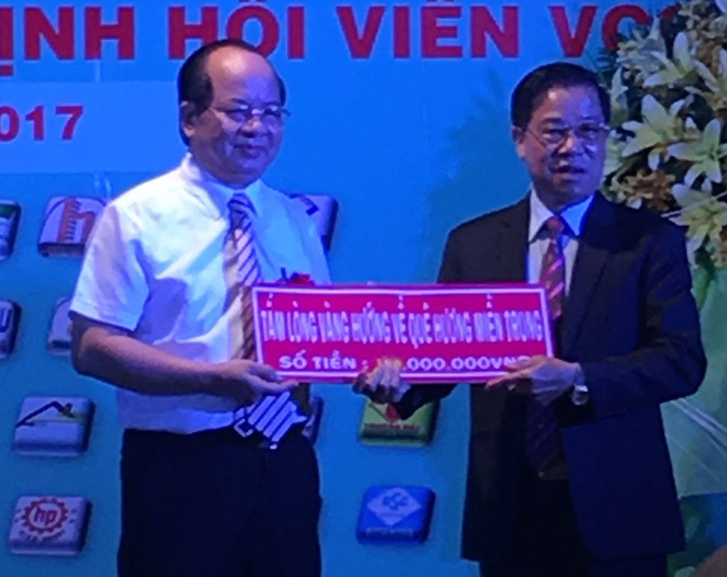 Quyên góp hơn 500 triệu đồng giúp người dân Quảng Bình