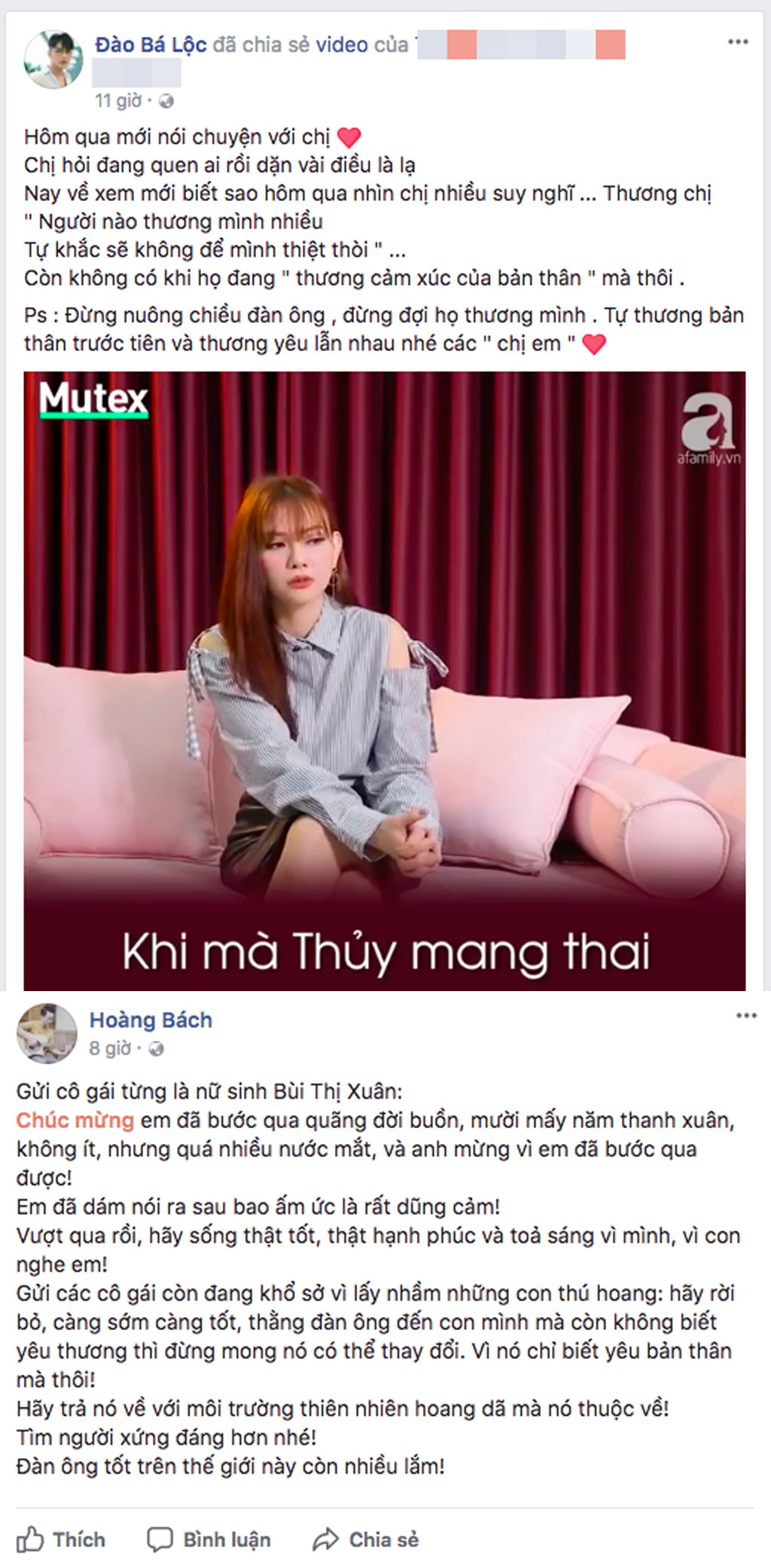 Follow thế giới sao: Sao việt đồng cảm với nỗi đau của ca sĩ Thu Thủy 1