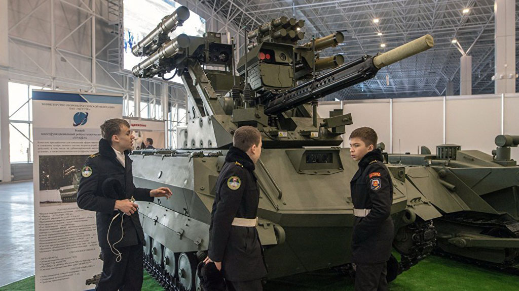 Uy lực robot quân sự Nga1