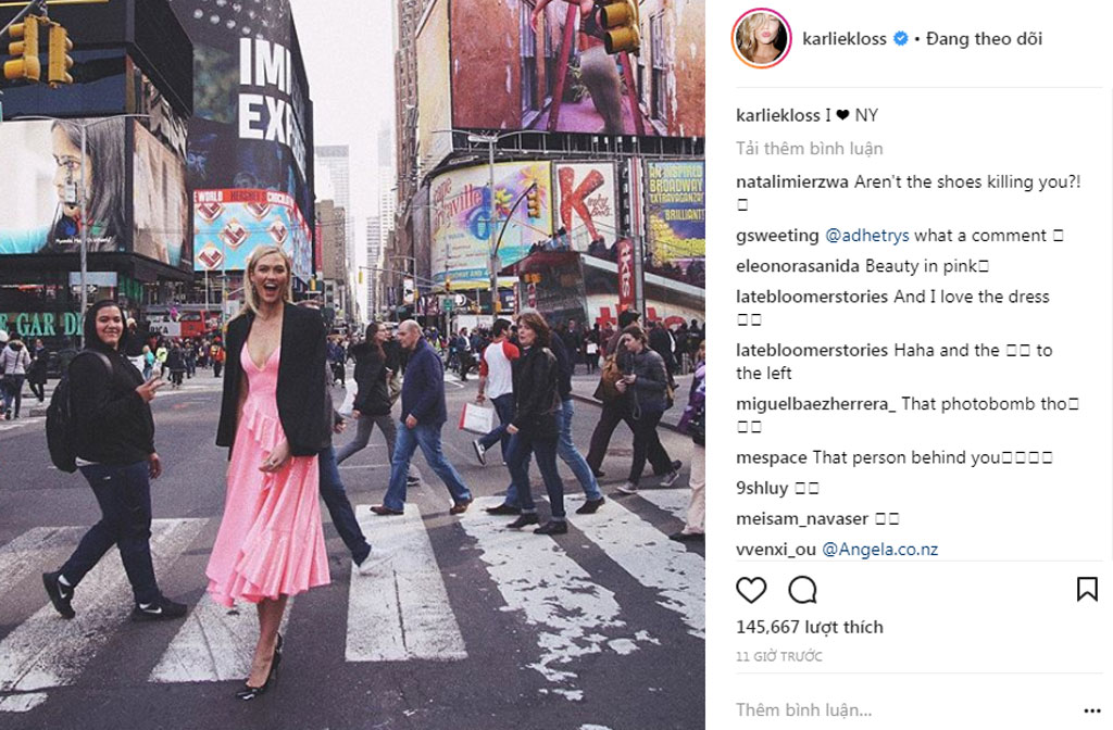 Thiên thần Karlie Kloss yêu New York2