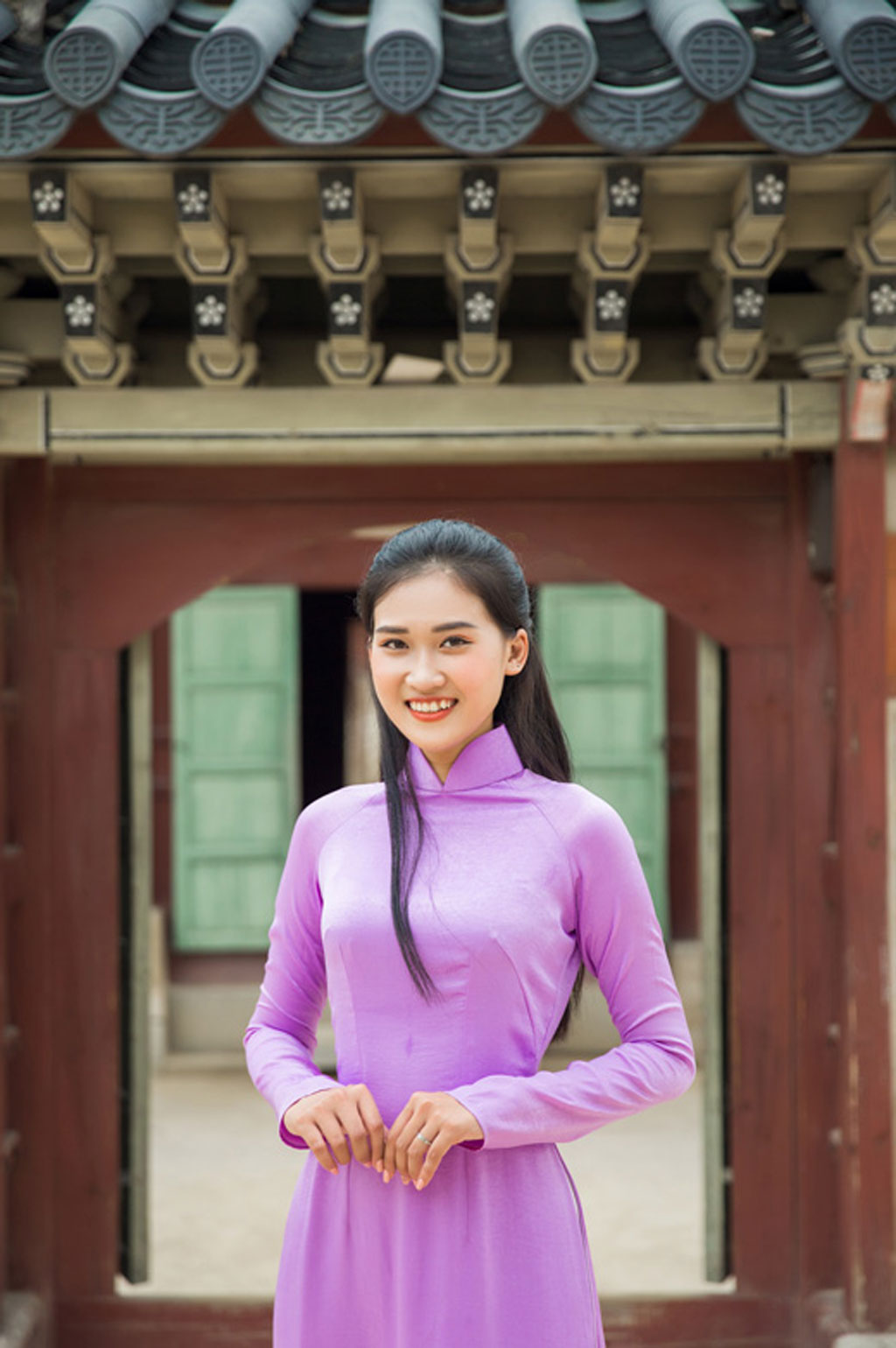 Top 15 ‘Miss Supranational Vietnam’ dịu dàng trong tà áo dài tại Hàn Quốc2