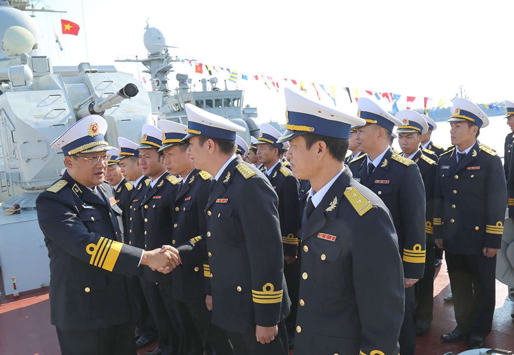 Tư lệnh Hải quân Việt Nam- Hàn Quốc hội đàm song phương1