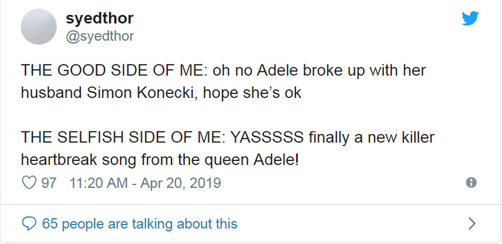 Phản cảm fan ăn mừng Adele ly hôn4