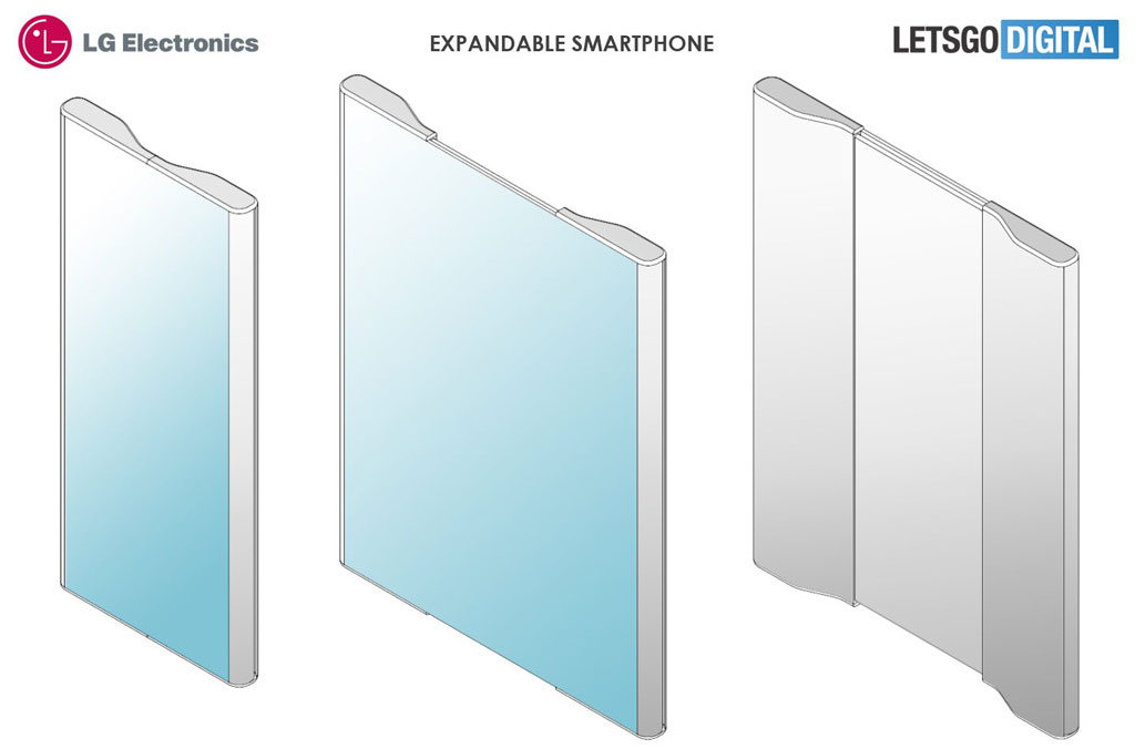 LG được cấp bằng sáng chế màn hình có thể kéo ra thu vào1