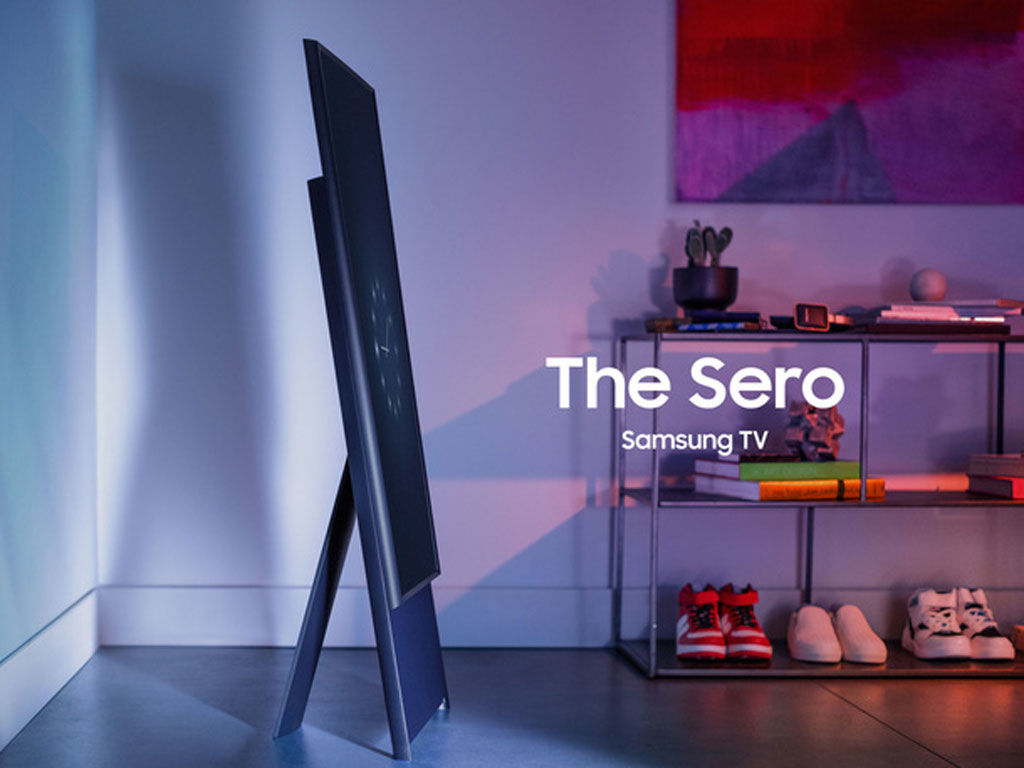TV Sero 4K mới của Samsung có thể dễ dàng quay ngang dọc1