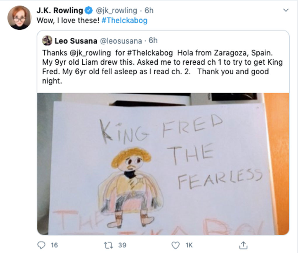 J.K. Rowling phát hành tiểu thuyết mới dành cho trẻ em ‘The Ickabog’2