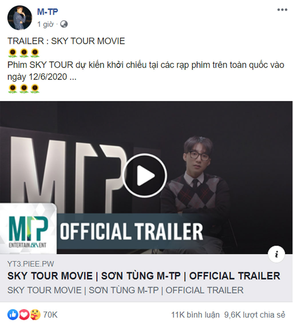 Sơn Tùng MTP bất ngờ tung Trailer phim Sky Tour Movie sau 1 năm ở ẩn3