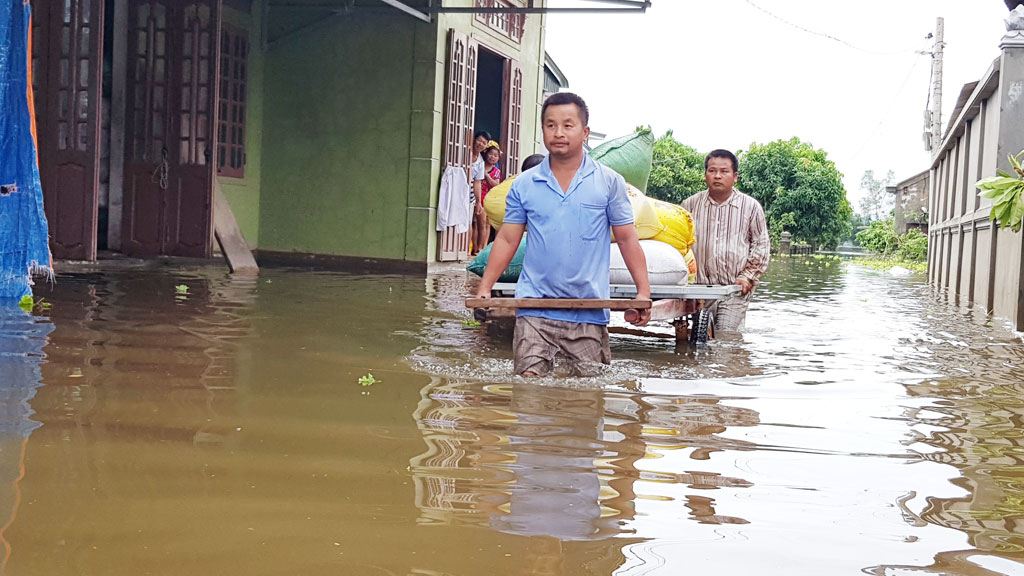 Vùng lũ, nơi Báo Thanh Niên đi qua1