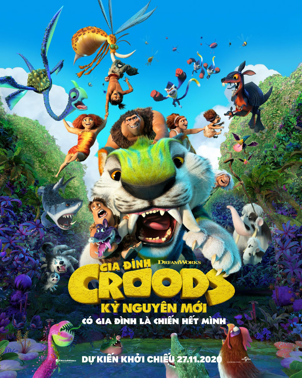 Hoạt hình ‘The Croods 2’: Hài hước và đậm thông điệp về tình yêu thiên nhiên4