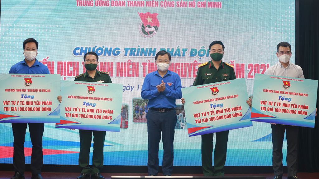 Ra quân Chiến dịch thanh niên tình nguyện hè 2021: Thông điệp '3T' tình nguyện phòng chống dịch Covid-191