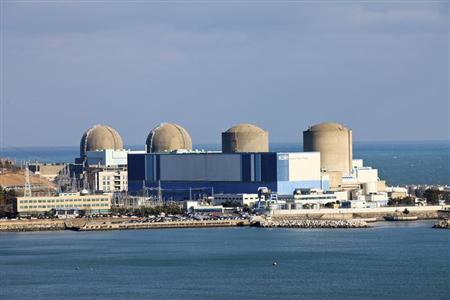 Nhà máy hạt nhân ở Busan, Hàn Quốc. Ảnh: Reuters