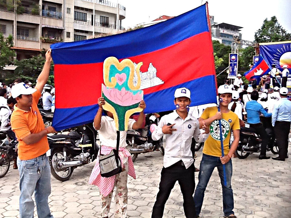 Người dân Campuchia ở Phnom Penh - Ảnh: Minh Quang