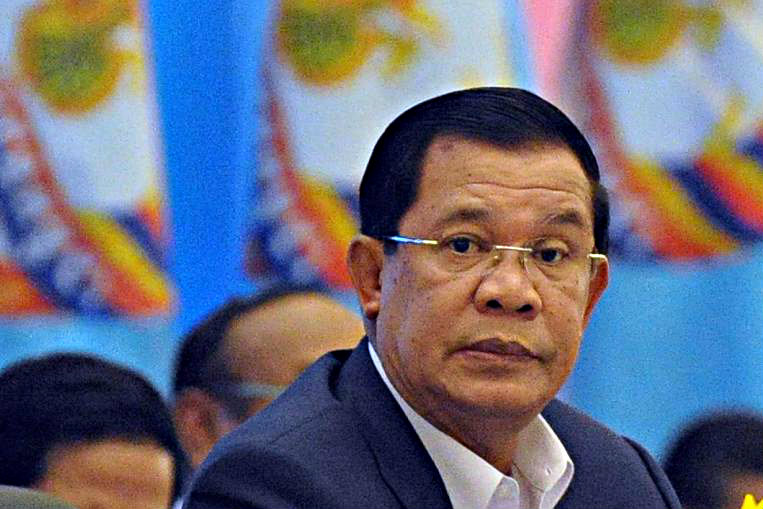 Thủ tướng Hun Sen không thay đổi biên giới dù chỉ 1 mét đất - Ảnh: AFP
