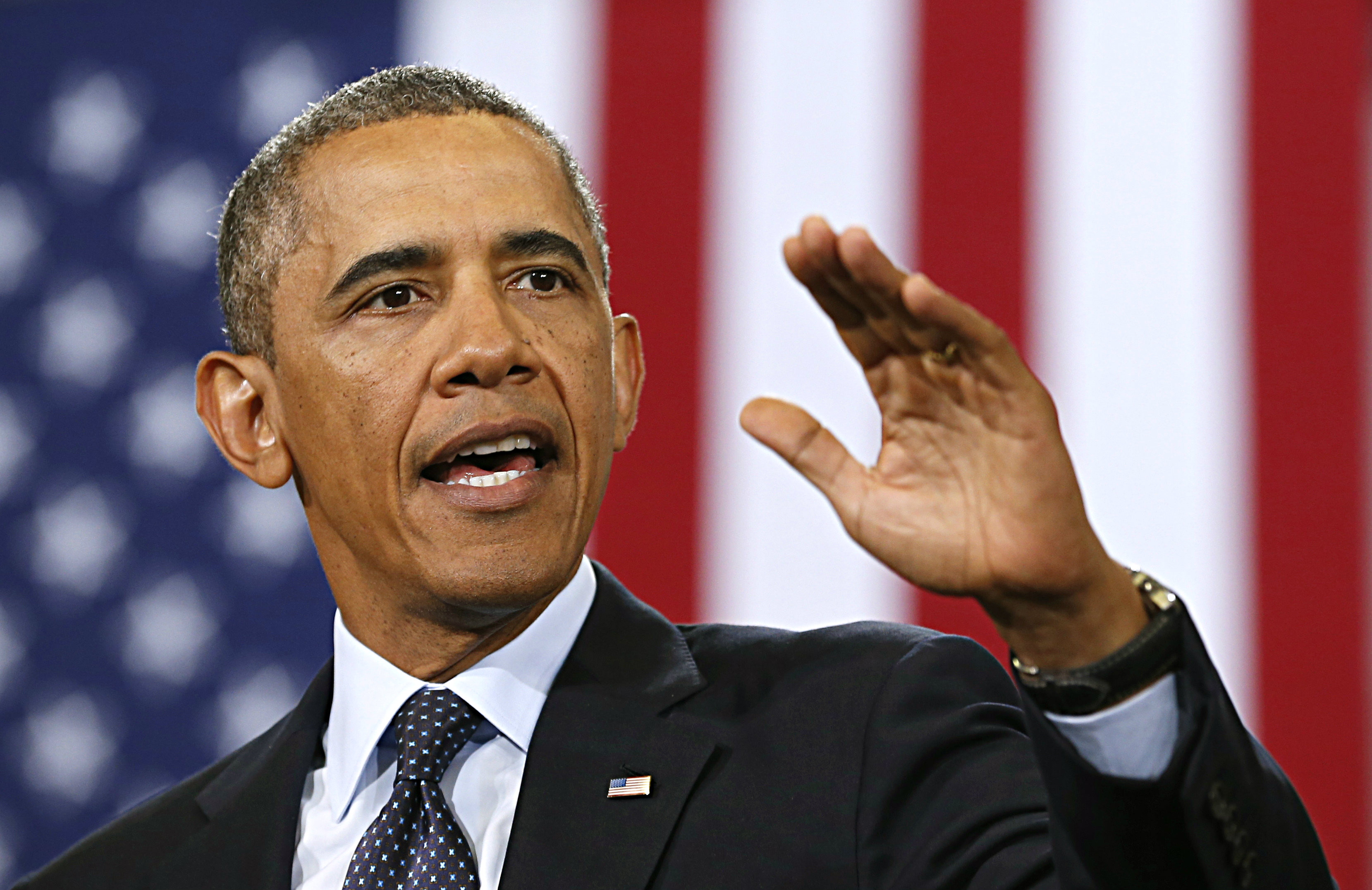 Tổng thống Mỹ Barack Obama cảnh báo 'chiến tranh mạng' - Ảnh: Reuters