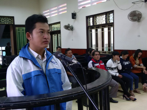 Nguyễn Văn Nguyên tại phiên tòa