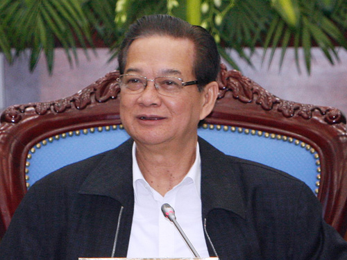Thủ tướng Nguyễn Tấn Dũng chủ trì phiên họp Chính phủ thường kỳ hôm qua 