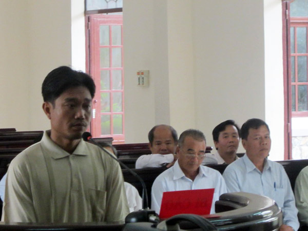 Phan Thế Hoành tại phiên tòa sơ thẩm