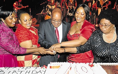 Tổng thống Nam Phi và 4 người vợ 