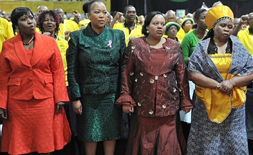 Hình ảnh 4 bà vợ của tổng thống Nam Phi