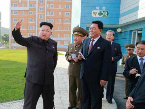 Ông Kim Jong-un trong một lần xuất hiện công khai trong năm 2014
