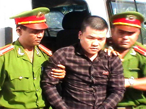 Nguyễn Hoài Nam khi bị CQĐT bắt giữ 