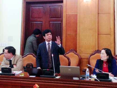 GS-TS Lê Hồng Hạnh phát biểu tại hội thảo 