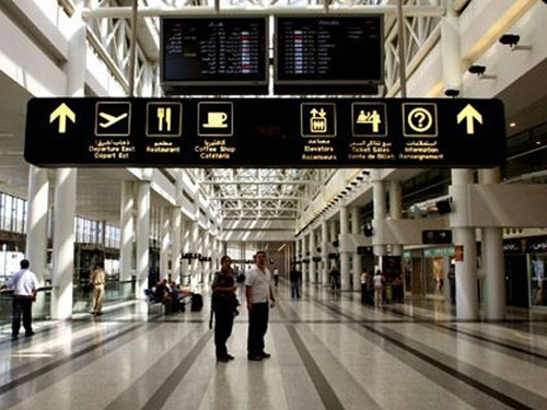 Sân bay Quốc tế Rafik Hariri ở thủ đô Beirut của Li Băng 