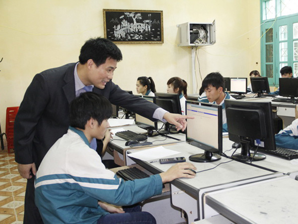 Thí sinh dự thi thử kỳ thi đánh giá năng lực ở Thái Nguyên do ĐHQG HN tổ chức vào tháng 3 năm nay 