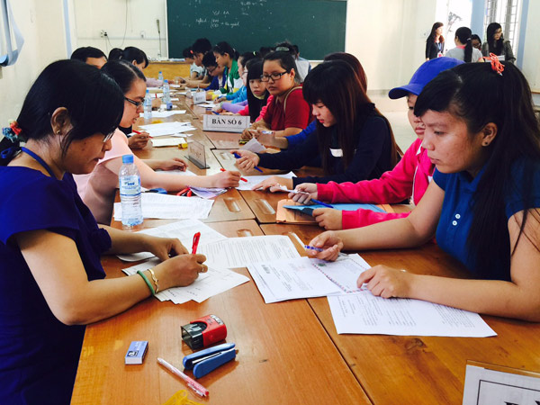 Thí sinh đăng ký xét tuyển vào Trường ĐH Sài Gòn 2015