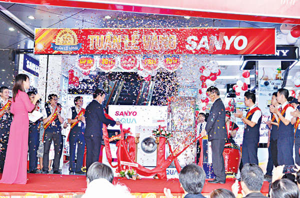 Tuần lễ vàng Sanyo AQUA mang đến các cơ hội mua sắm tốt cho khách hàng tại hệ thống Nguyễn Kim 