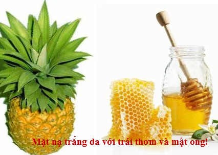 Làm trắng da với mặt nạ trái thơm