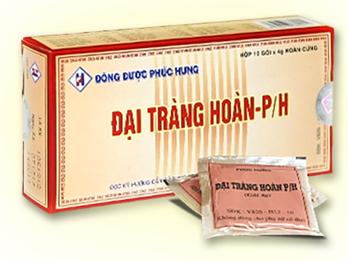 Đại Tràng Hoàn P/H – sản phẩm đoạt giải ngôi sao thuốc Việt lần thứ nhất do Bộ Y Tế trao tặng.