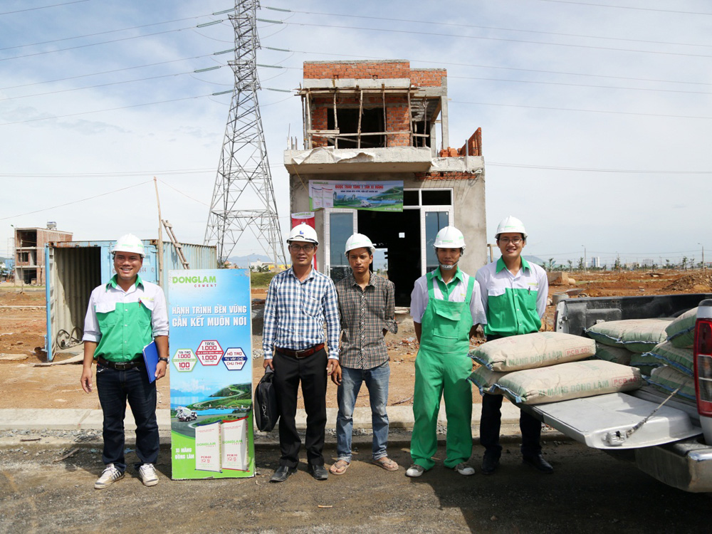 Một căn nhà của gia chủ ở Đà Nẵng sắp được hoàn thành