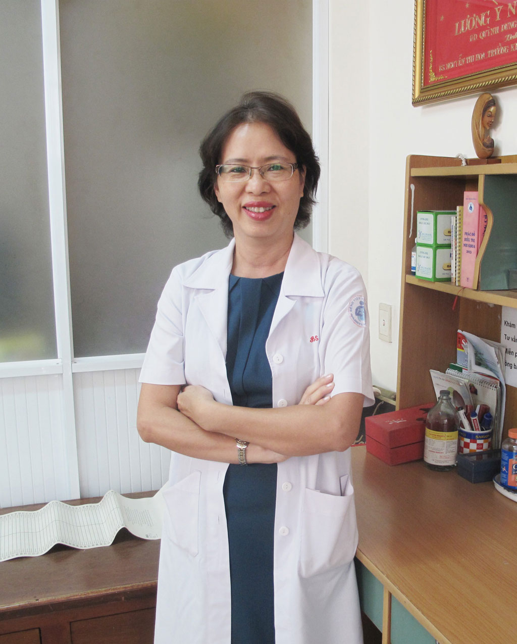 Bác sĩ Nguyễn Thị Hoa, nguyên Trưởng khoa dinh dưỡng Bệnh viên Nhi Đồng 1, Phó Chủ tịch Hội Dinh Dưỡng - Thực Phẩm TP.HCM