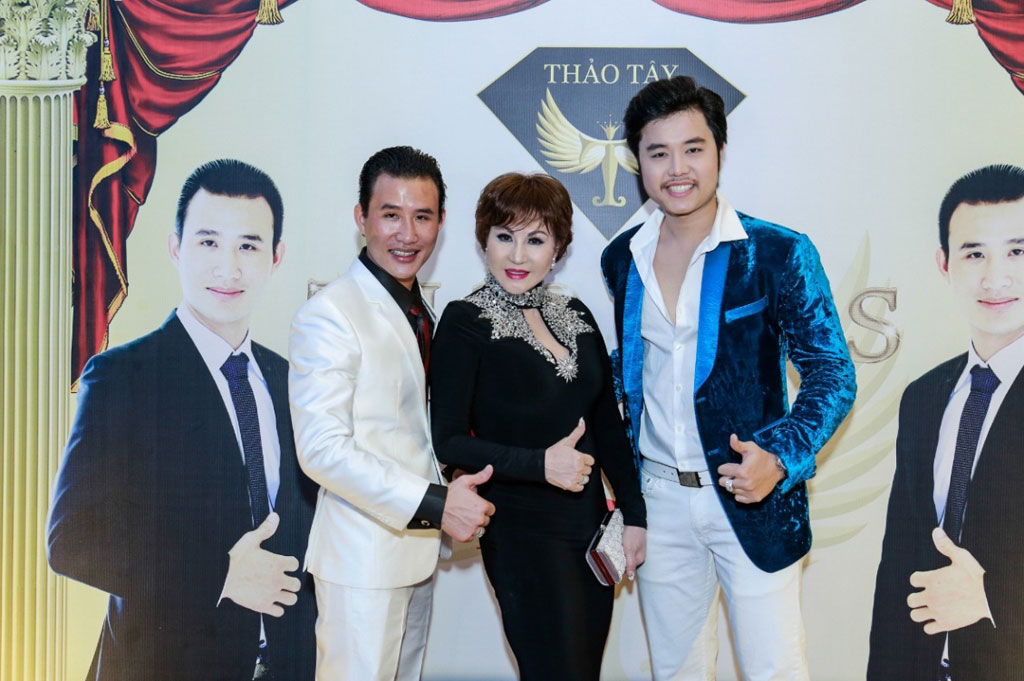 Nữ triệu phú Mỹ - Yvonne Thúy Hoàng và siêu mẫu Vũ Hoàng Việt tại sự kiện