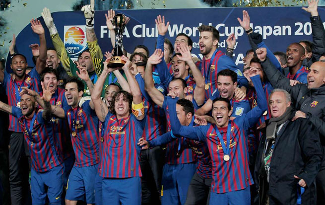 Barcelona quyết tâm giữ cúp cho châu Âu - Ảnh: AFP