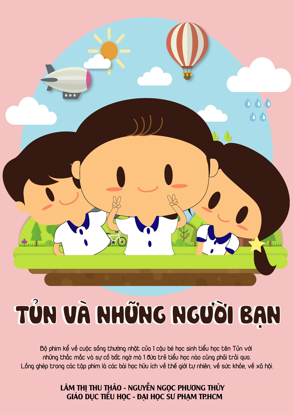 Phim hoạt hình dạy môn tự nhiên và xã hội ở bậc tiểu học - Ảnh: cắt từ clip