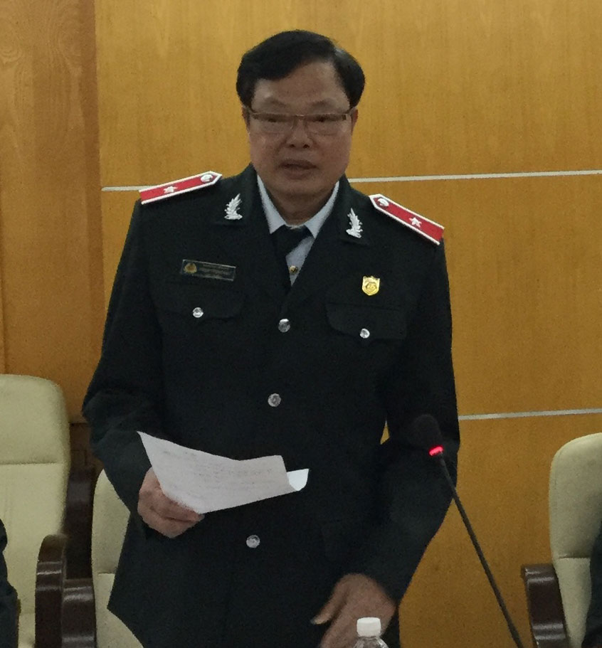 Ông Phạm Trọng Đạt phát biểu tại họp báo - Ảnh: Thái Sơn