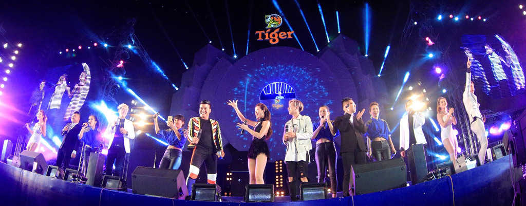 Nhiều nghệ sỹ tên tuổi hàng đầu Việt Nam hội tụ trong Tiger Remix 2016