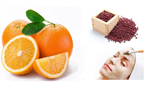 Đắp mặt nạ bột đậu đỏ và cam 2 – 3 lần/ tuần giúp da sáng đẹp