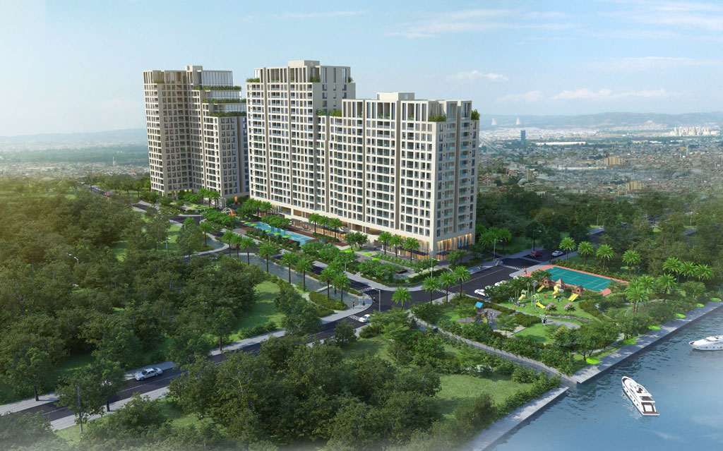 Phối cảnh tổng thể dự án Opal Riverside