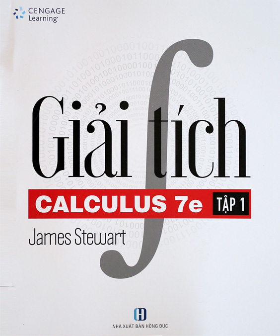 Cuốn sách “Giải tích Tập 1 - Calculus” do ĐH Duy Tân biên dịch hiện đã được phát hành trên toàn quốc.