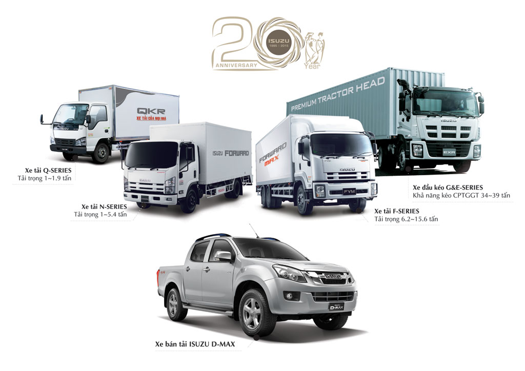 Isuzu được biết đến như một trong những nhà sản xuất xe thương mại & bán tải hàng đầu tại Nhật Bản