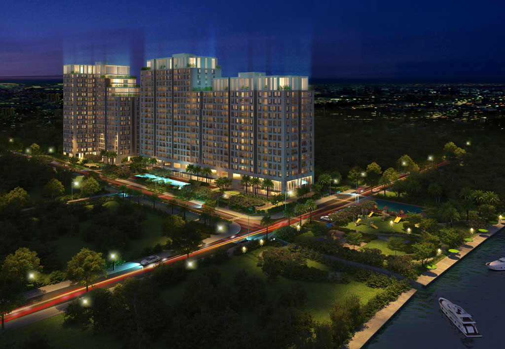 Phối cảnh tổng thể dự án Opal Riverside